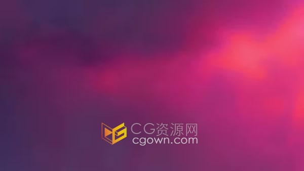 紫色烟雾云朵闪电风暴漆黑夜空闪电效果视频素材