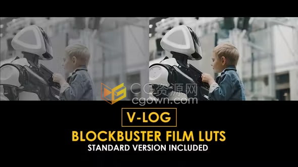 15个V-Log大片色彩校正和标准颜色LUT