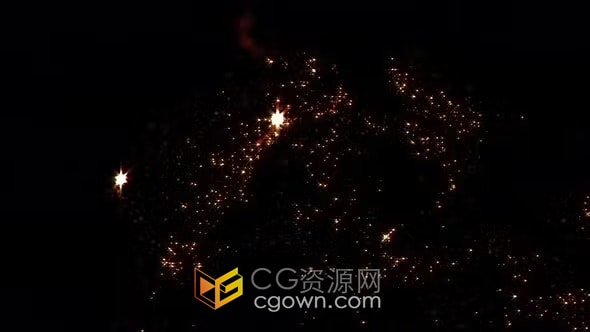 闪闪发光的星星背景视觉效果神秘感空间背景视频素材