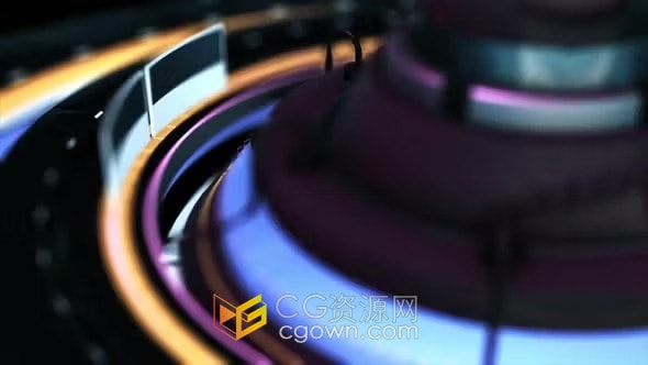 数字技术高科技元素新闻包装背景动态图形-视频素材