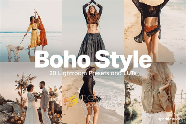20个艺术情调波西米亚风格的Lightroom预设和LUT