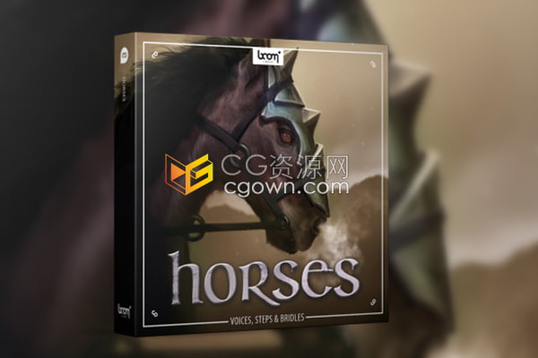 超过11GB高质量马声马群奔跑嘶鸣音效素材