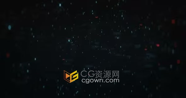 数字流高科技矩阵粒子动画背景视频素材