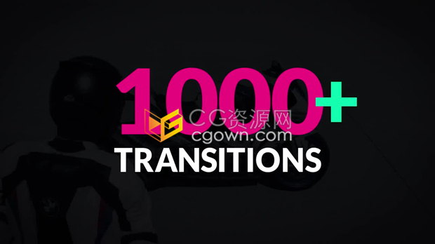 4K视频素材-1000+ Transitions图形动画遮罩蒙版过渡视频转场动画制作