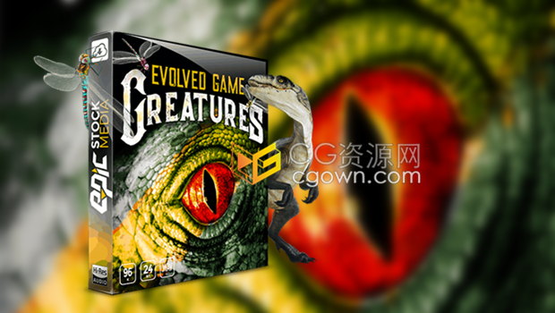 无损音效素材-168个进化游戏生物怪兽远古时代恐龙大象鸟类爬行昆虫生物