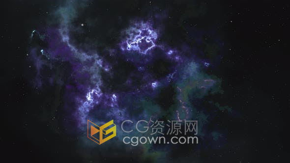 4K分辨率星云宇宙空间科幻背景素材-视频素材