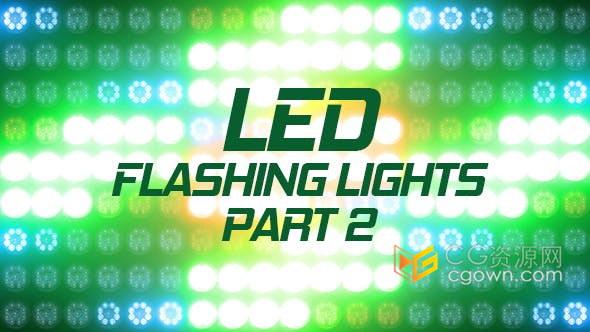 20个LED闪光灯循环动画效果舞台背影屏幕动态素材包-视频素材