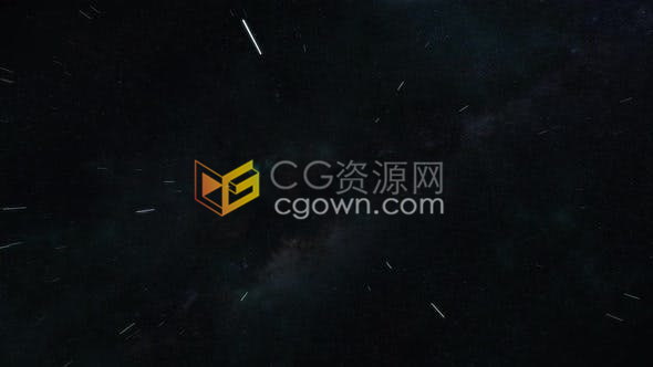 视频素材-快速穿越星空扭曲空间变形太空宇宙星迹动画背景素材