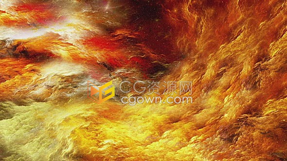 视频素材-抽象星云空间华丽粒子动态大气背景素材