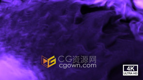 4K彩色仿真烟雾背景视频素材免费下载