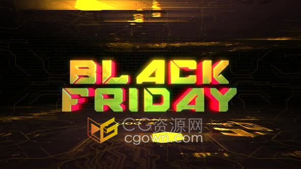 计算机芯片系统主板电子芯片技术主题背景动画-视频素材