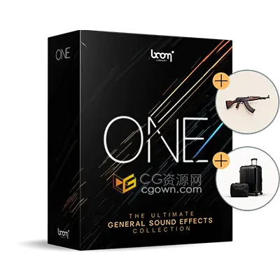 2024年Boom ONE音效库48000个WAV文件可组合125000多种音效