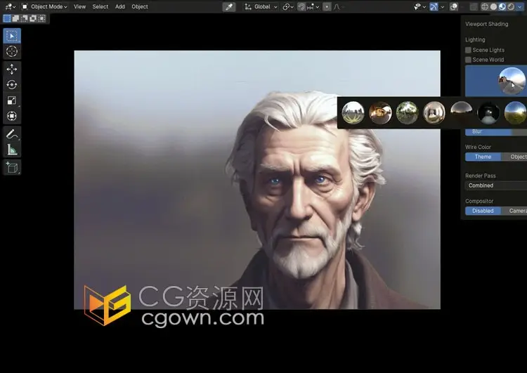 Blender插件Hdr Rotation v1.0.3视图中拖动旋转HDR
