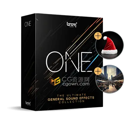 2024年Boom ONE音效库48000个WAV文件可组合125000多种音效