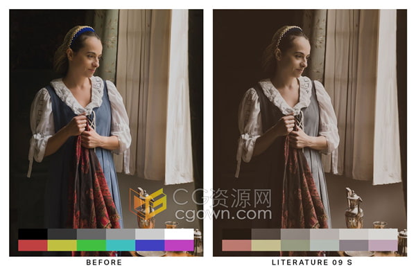 50个文艺复兴时期油画风格Renaissance Lightroom预设和LUT调色预设