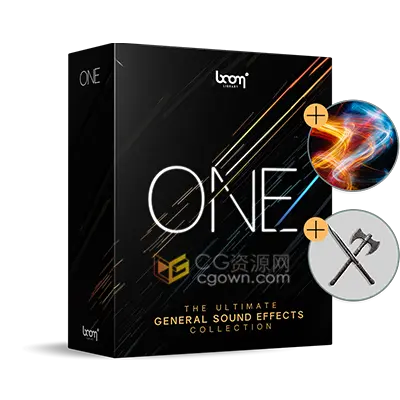 2024年Boom ONE音效库48000个WAV文件可组合125000多种音效