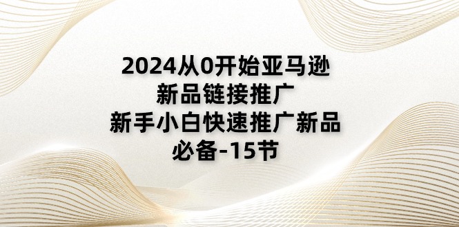 (11224期)2024从0开始亚马逊新品链接推广,新手小白快速推广新品的必备-15节