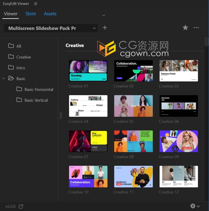 200+种预设多屏幻灯片分屏动画效果模板PR脚本预设包