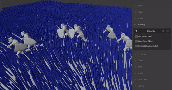 Blender插件Scatter 5.3生成花草植物散射工具