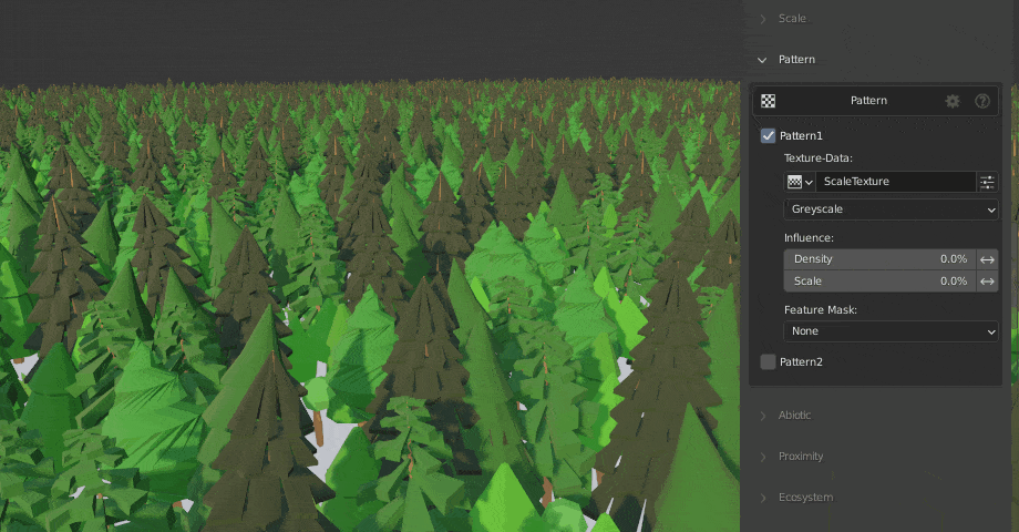 Blender插件Scatter 5.3生成花草植物散射工具