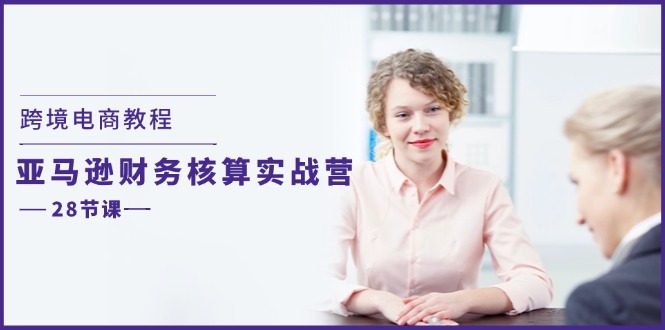 (11706期)跨境电商教程:亚马逊-财务核算实战营(28节课)