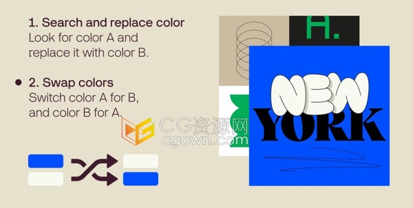 ColorSwap V1.0 AE脚本颜色查找与替换工具