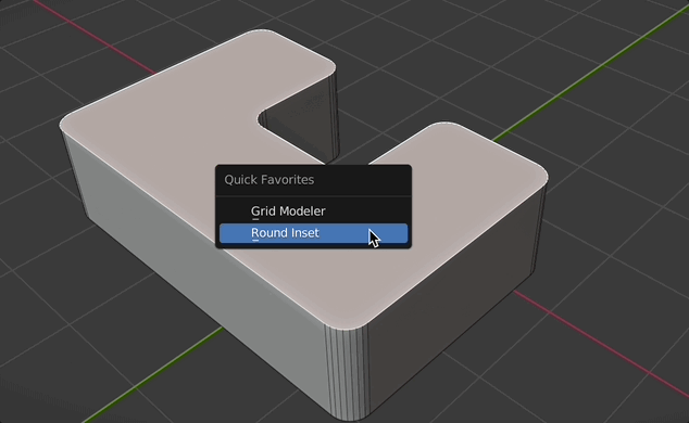 Round Inset V2.01 Blender插件嵌入面内切面圆角工具