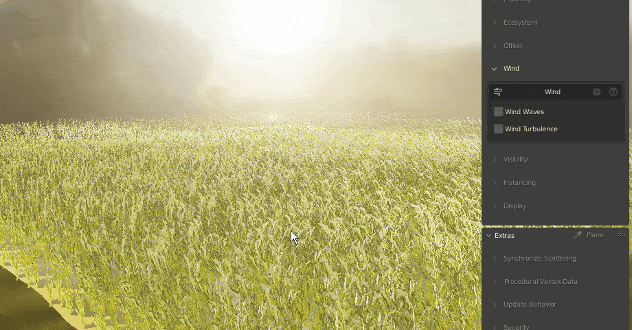 Blender插件Scatter 5.3生成花草植物散射工具