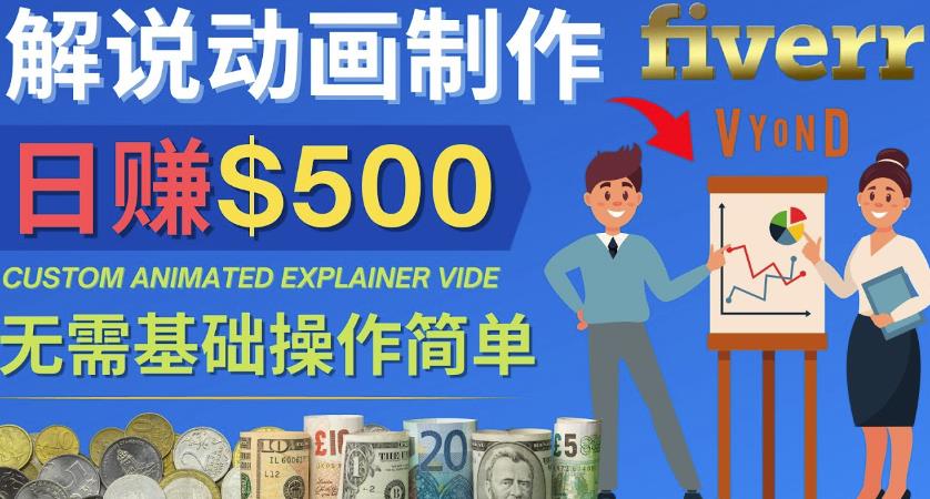 制作解说类动画视频(Animated Explainer)日赚500美元以上-0基础可操作