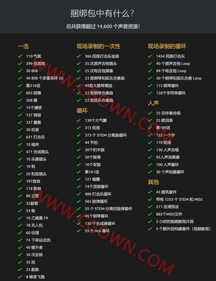 Ghosthack2021终极声音库捆绑包适合所有类型14600+声音资源