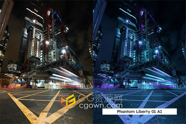 蒸汽波氛围霓虹灯夜晚调色LUT和20个Night Rush Lightroom预设