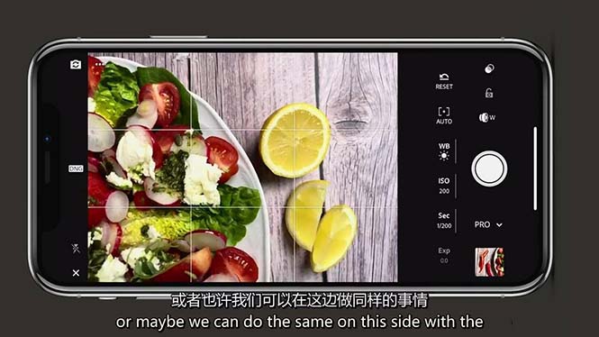 (11073期)iPhone 美食摄影-掌握美食摄影造型-构图和编辑艺术-21节课-中英字幕