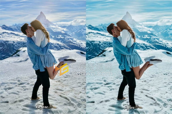35个适合自然旅行摄影主题的Photoshop动作和视频LUT