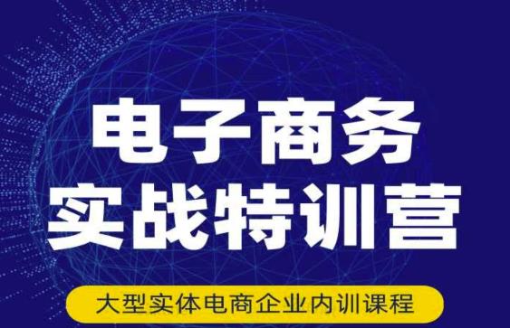 民赛电气内部出品:电子商务实战特训营,全方位带你入门电商,308种方式玩转电商