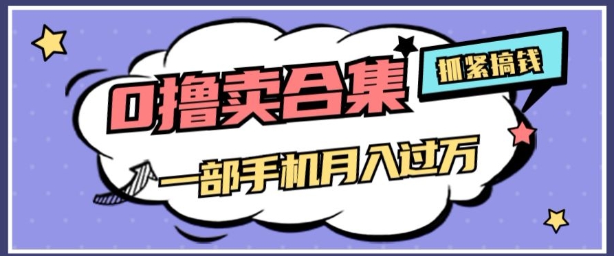 0撸项目月入过万,售卖全套ai工具合集,一单29.9元,一部手机即可【揭秘】
