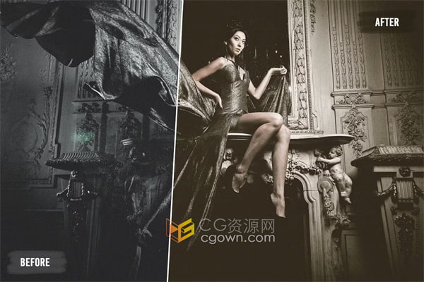 50个经典黑白色电影级色调LUT合集下载