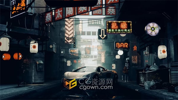 超过100种LUTS调色预设机器人技术工业风适合ArchViz概念室内室外场景环境