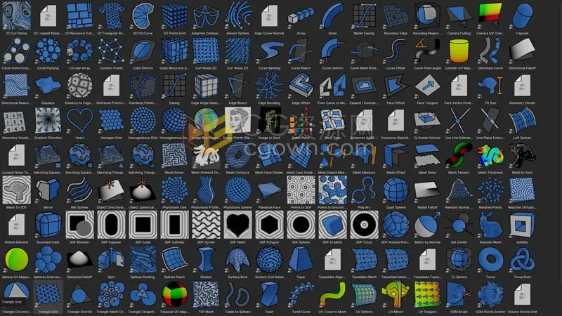 Blender插件Higgsas Geometry Nodes Toolset几何节点工具集