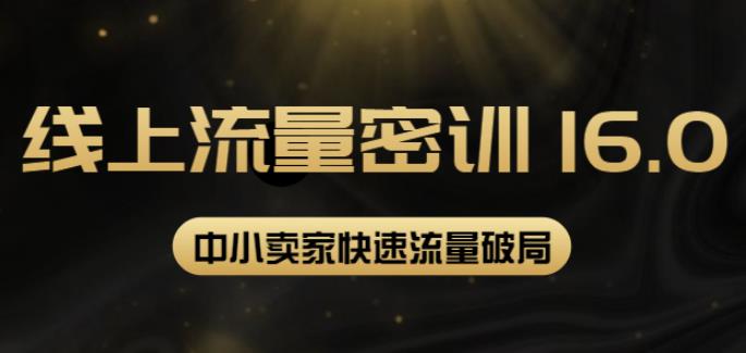 2022秋秋线上流量密训16.0:包含暴力引流10W+中小卖家流量破局技巧等等