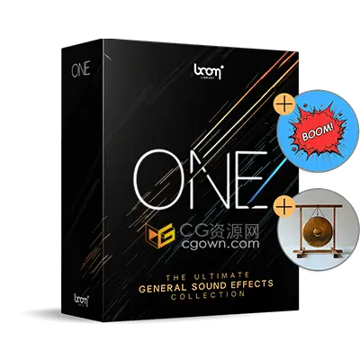 2024年Boom ONE音效库48000个WAV文件可组合125000多种音效