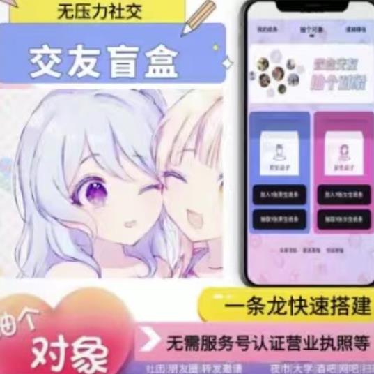 搭建交友盲盒网站,号称一天300—500+【源码+教程】