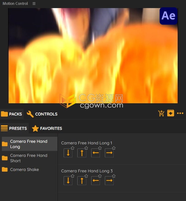 Camera Fire Transitions AE模板20种火焰特效视频转场过渡效果